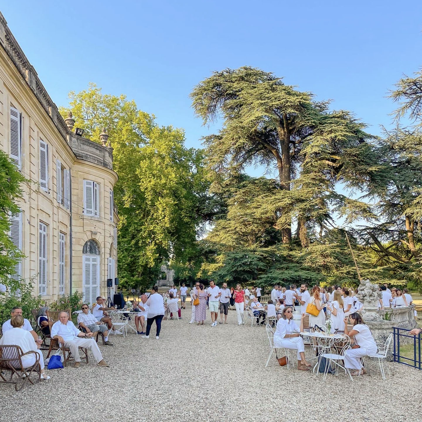 Afterwork en Medoc en blanc