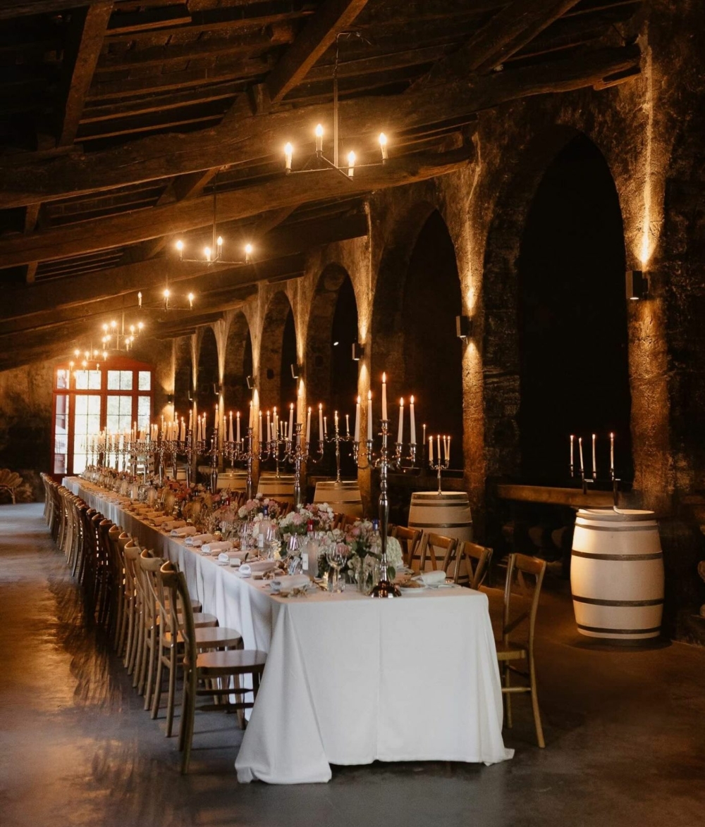salle des voûtes dîner en banquet