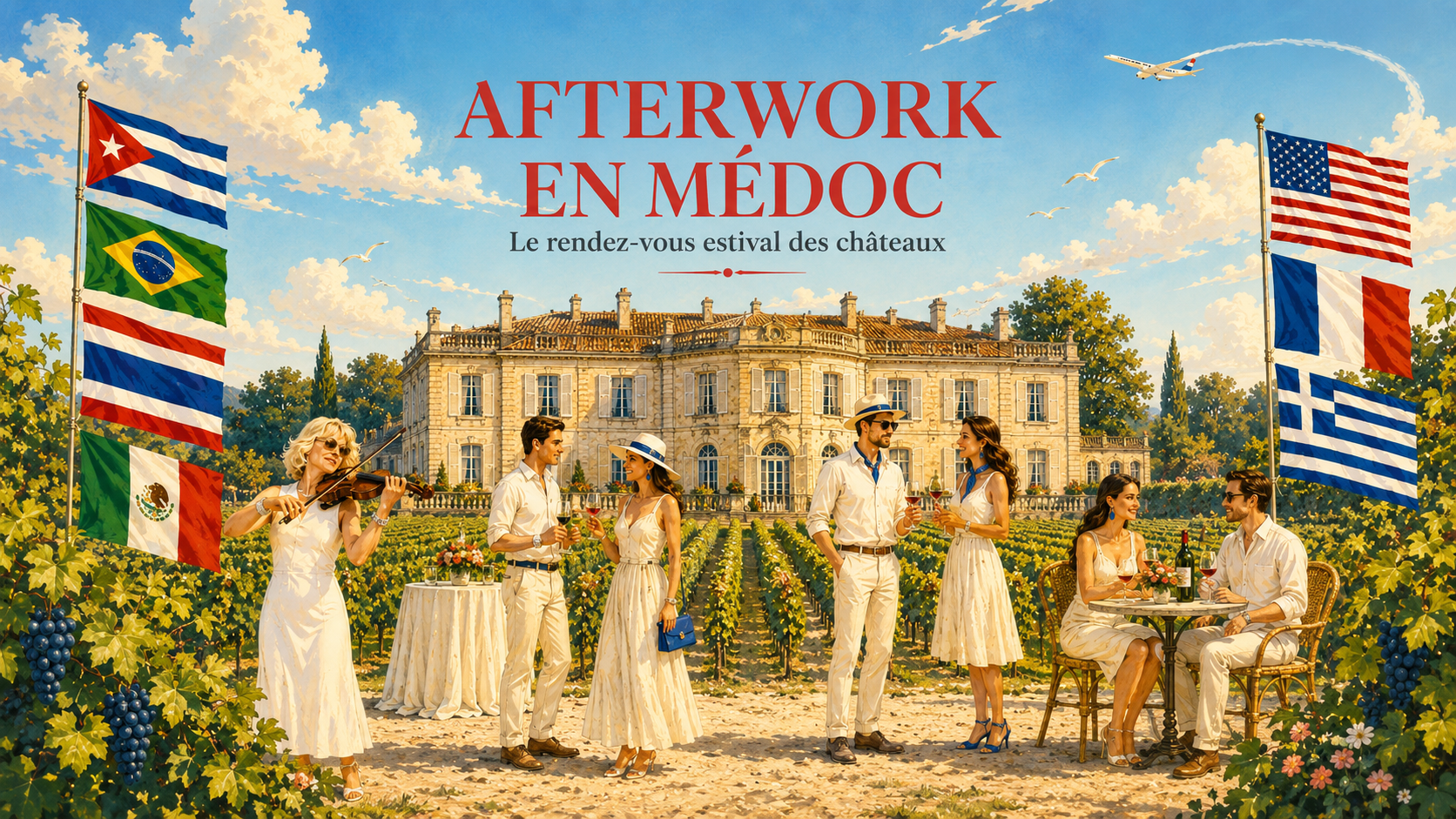 Afterwork en Médoc 2026 Jeudi 27 Août au Château du Taillan